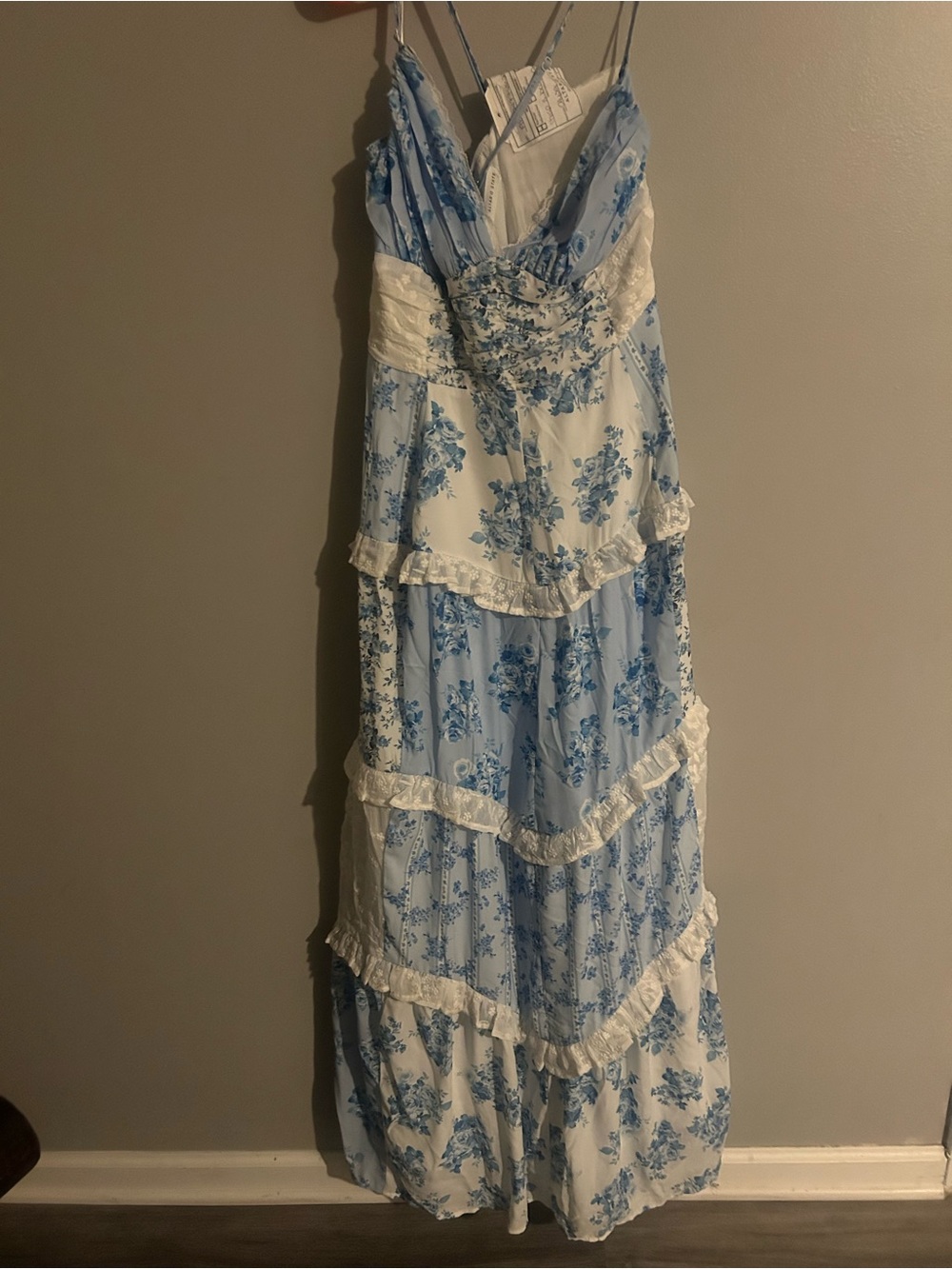 Altar'd State Powder Blue Lace gorgeous dress